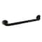 Kingston Brass Contemporary DR414240 Manhattan 24" X 1-1/4" OD Grab Bar, Matte Black, 26.81 L, Brass, Matte Black DR414240 - alternate 1